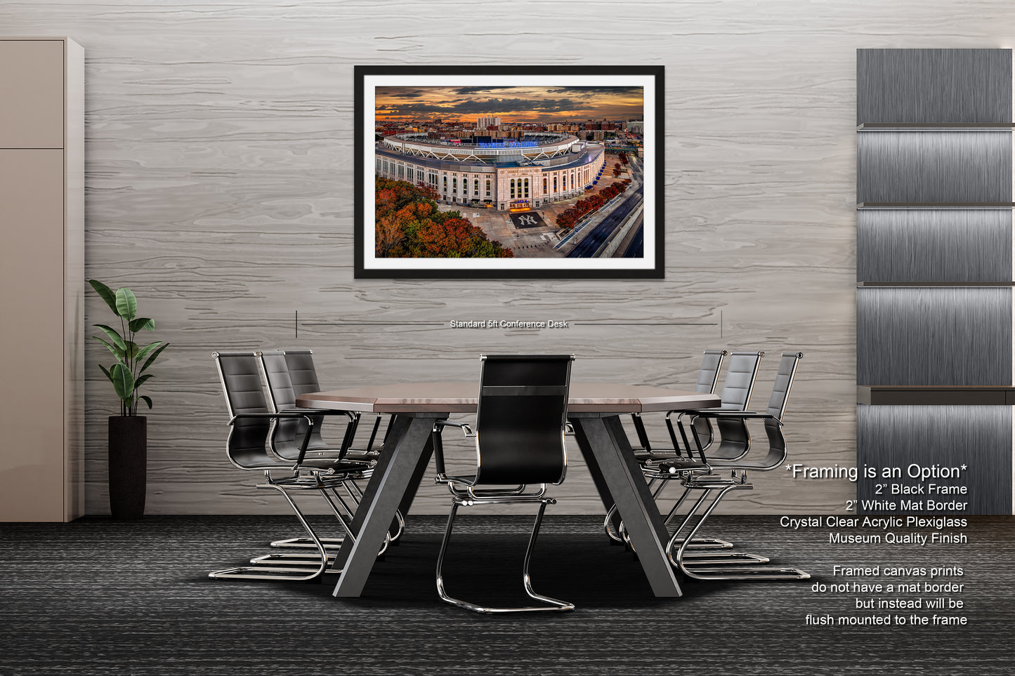 a picture of a dining room with a table and chairs