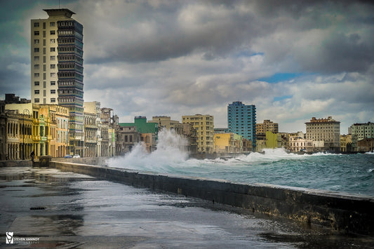 Cuban Photos, The Malecon Havana, Cuba Havana Decor,  Fine Art Photography, Havana Streets, Havana Cuba Photo, Cuban Streets, Canvas Print