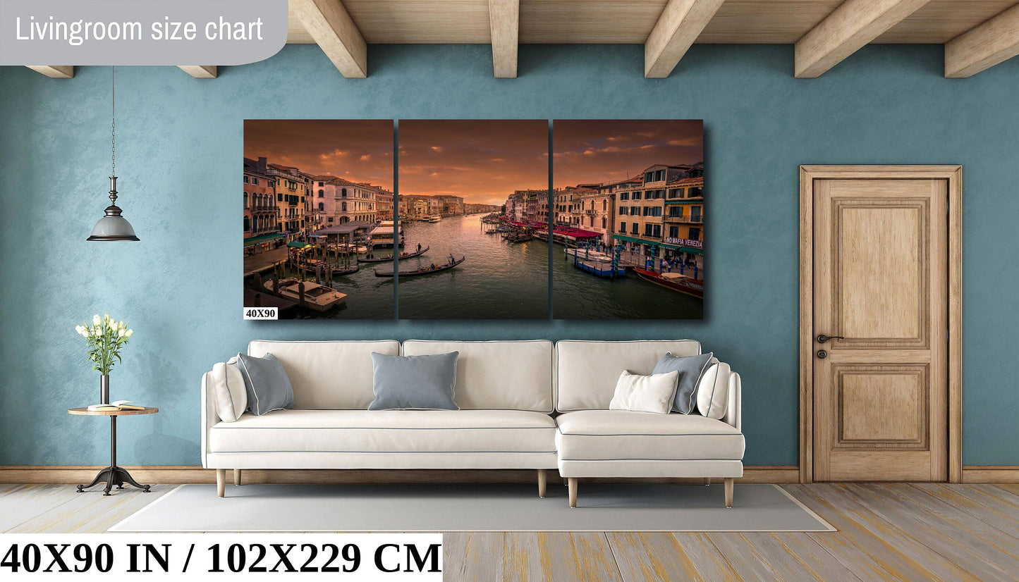 Italian Travel Photography, Venice Honeymoon Decor, Colourful Italy Wall Decor, Venice Cityscape Photography, Grand Canal Honeymoon Wall Art