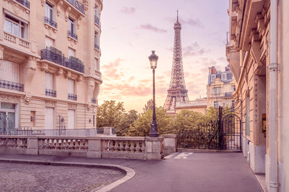 Paris Photography, Eiffel Tower at Dawn, Paris Fine Art Photograph, Wall Art, French Home Decor, Paris Poster, Paris Travel Photo, Canvas