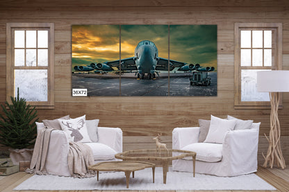 Boeing B-52H Stratofortress, "Let Freedom Ring," US Air Force, Wall Art Print, Paper, Canvas, Metal, and Acrylic, Office, Dorm, Living Room