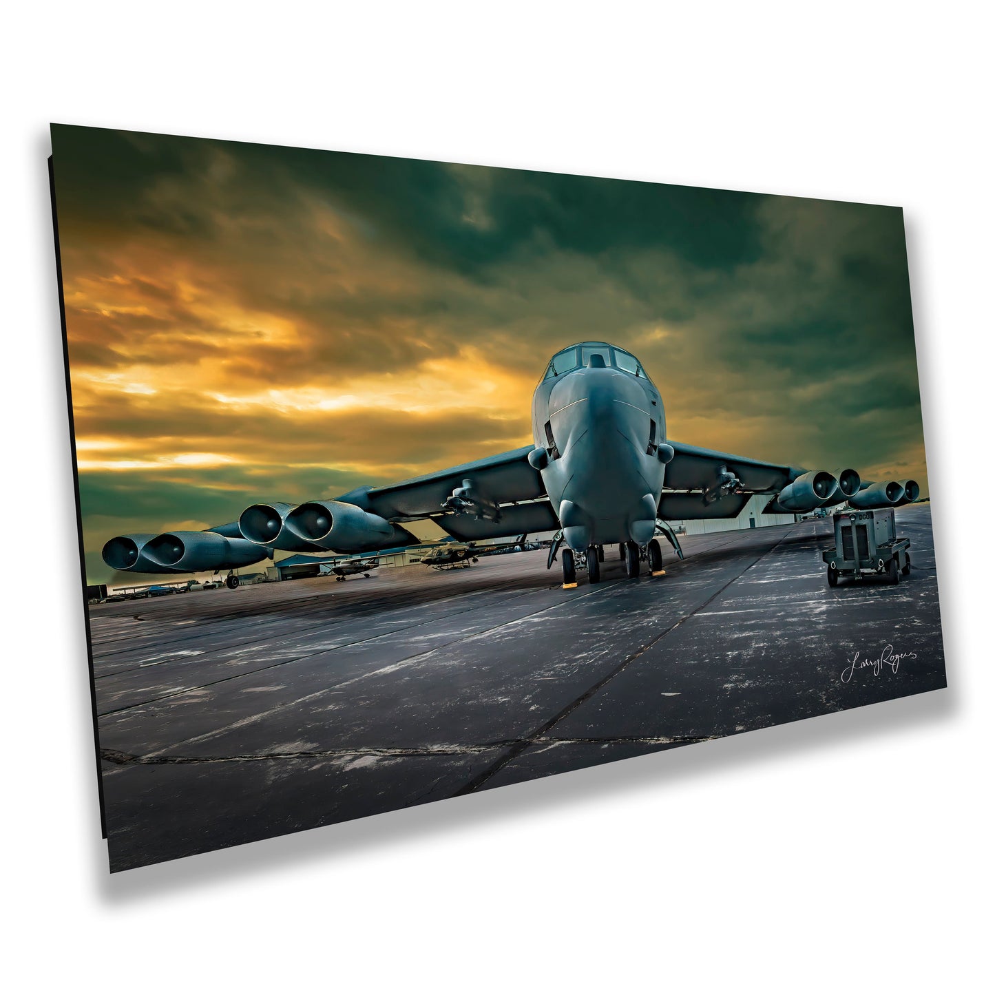 Boeing B-52H Stratofortress, "Let Freedom Ring," US Air Force, Wall Art Print, Paper, Canvas, Metal, and Acrylic, Office, Dorm, Living Room