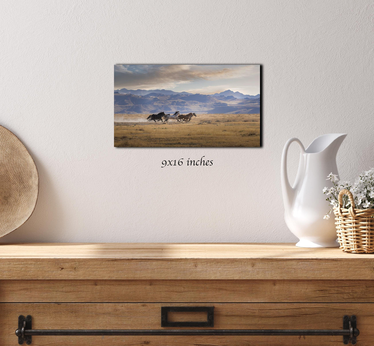 Running Wild Horses, Onaqui Range, Utah: Print / Canvas / Acrylic / Metal / Wall Decor / Landscape Photograph