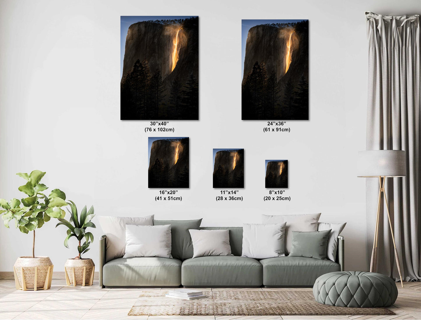 Firefall / Yosemite Horsetail Falls / Wall art / Home decor