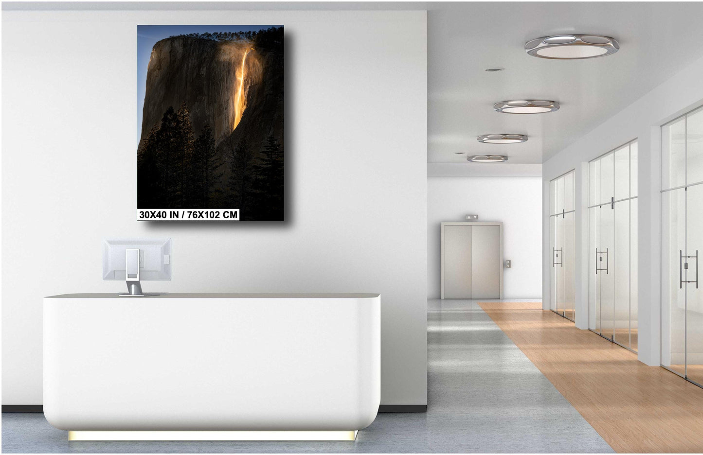 Firefall / Yosemite Horsetail Falls / Wall art / Home decor